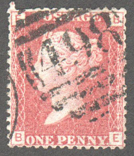 Great Britain Scott 33 Used Plate 113 - BE - Click Image to Close